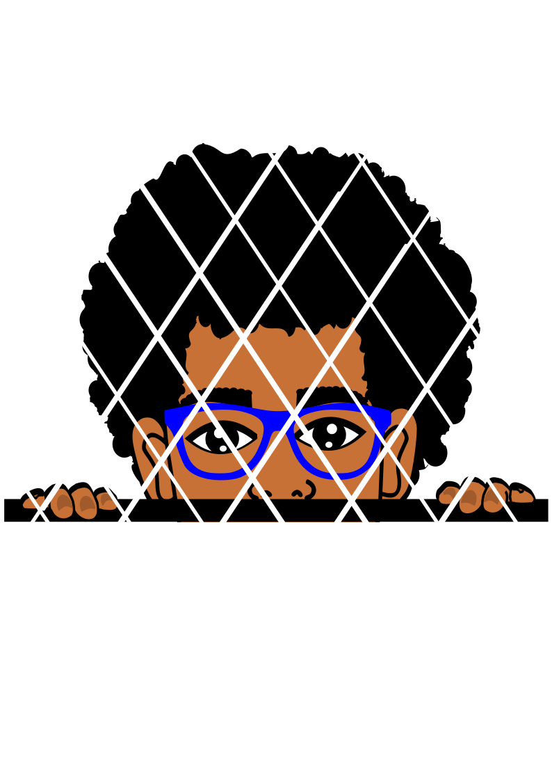 Peeking Julian svg, Afro boy svg,peekaboo