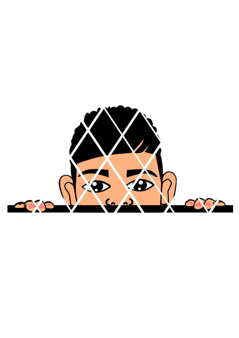 Peeking Ryan svg, Afro boy svg,Peekaboo