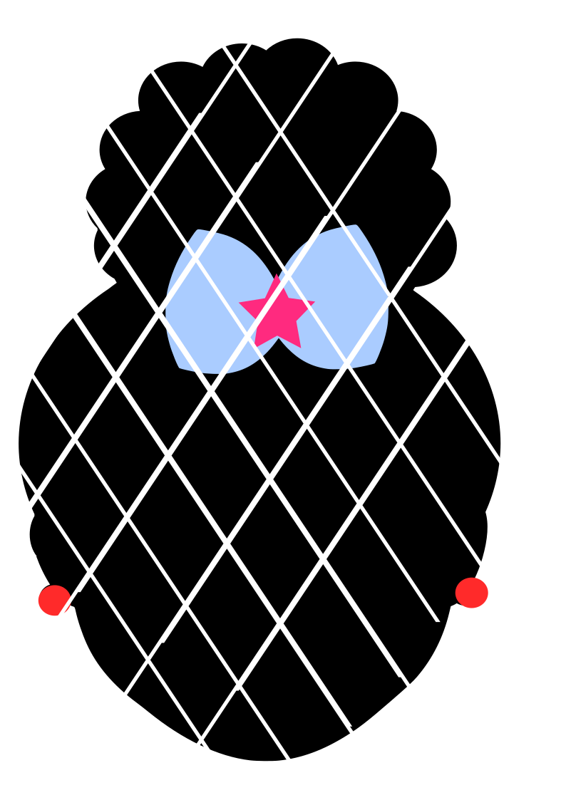 Afro Puffs Silhouettes Bundle SVG,DXF,PNG files