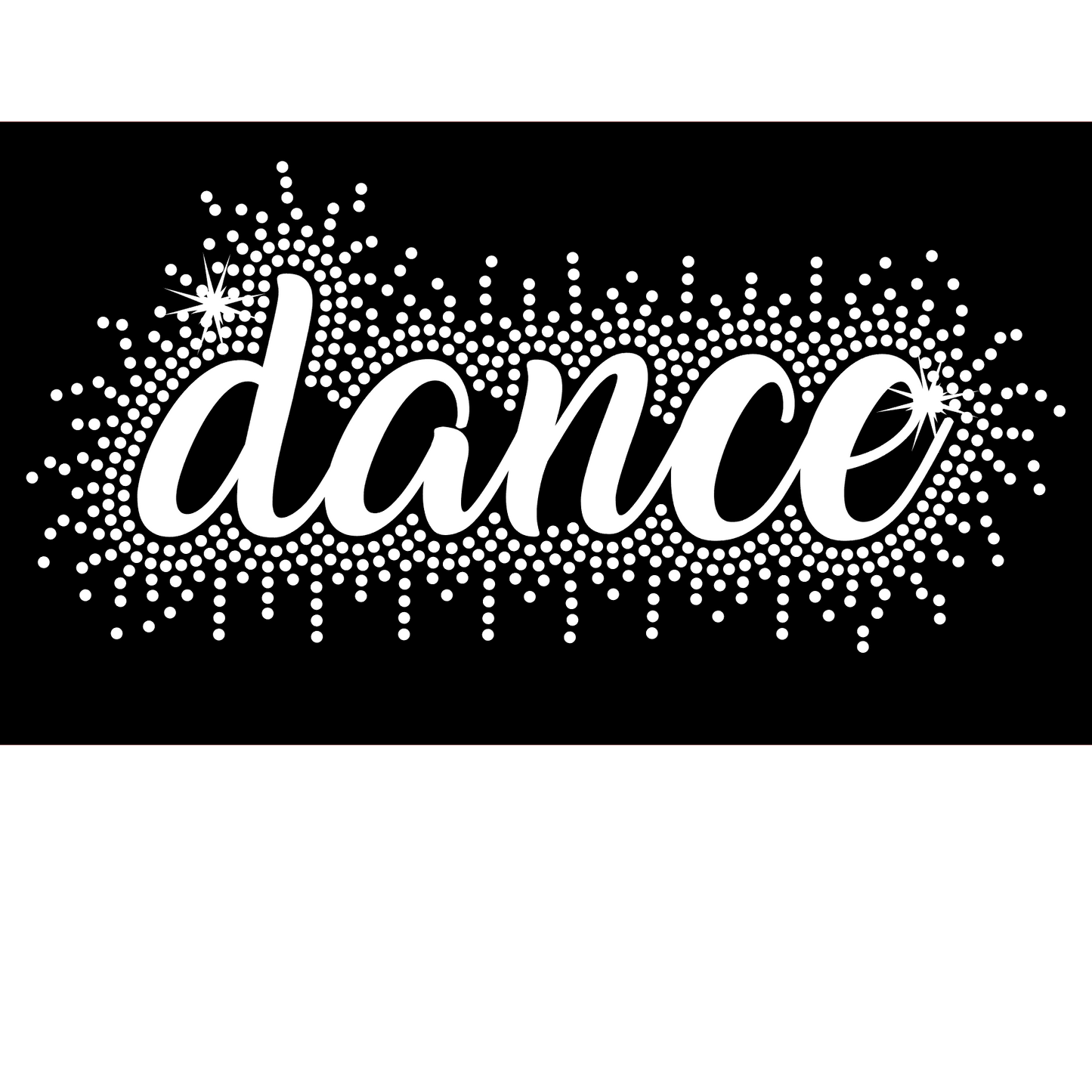 Dance Rhinestone SVG Design