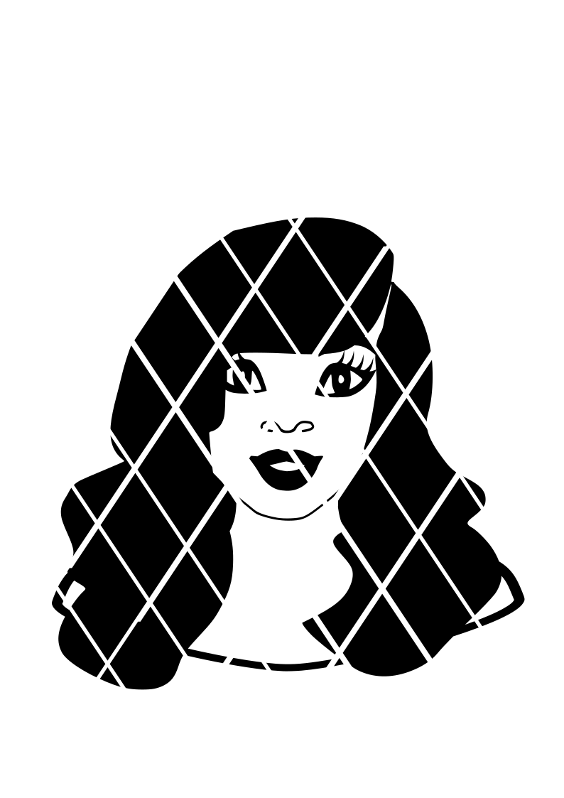 Sasha SVG , African American Woman svg cut file,Silhouette Cameo svg file, Cricut cut file,Pouisvgdesigns