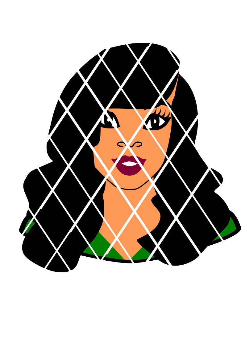 Sasha SVG , African American Woman svg cut file,Silhouette Cameo svg file, Cricut cut file,Pouisvgdesigns