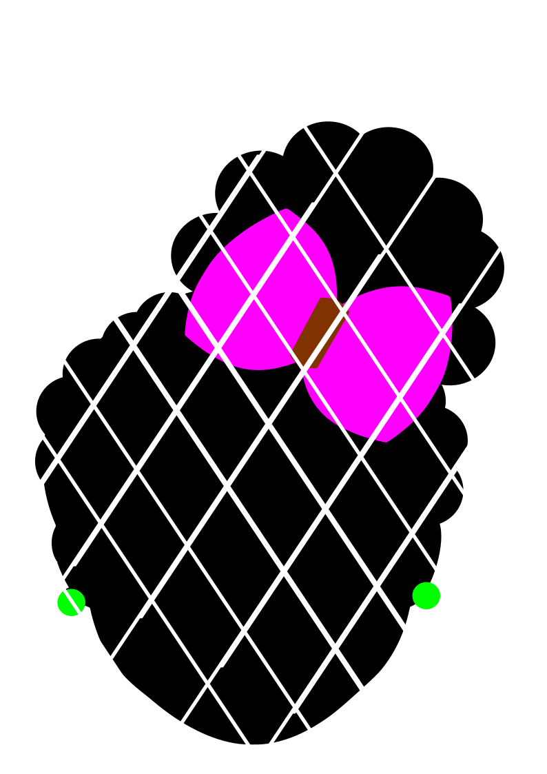 Afro Puffs Silhouettes Bundle SVG,DXF,PNG files