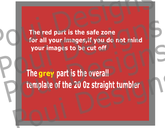20 oz tumbler templates