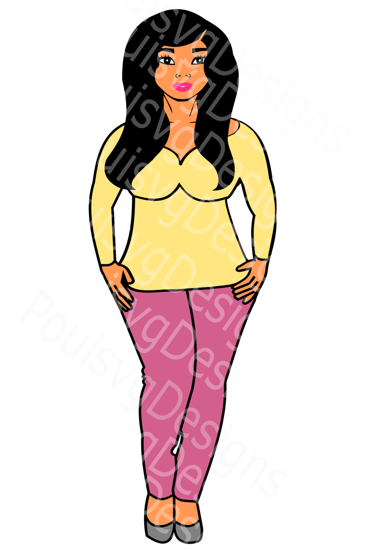 Tessa svg, Afro woman svg