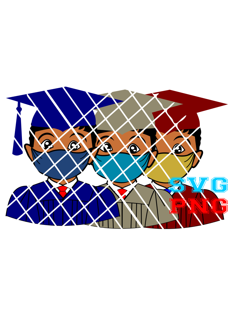 Afro boys Graduates SVG Bundle, Afro images