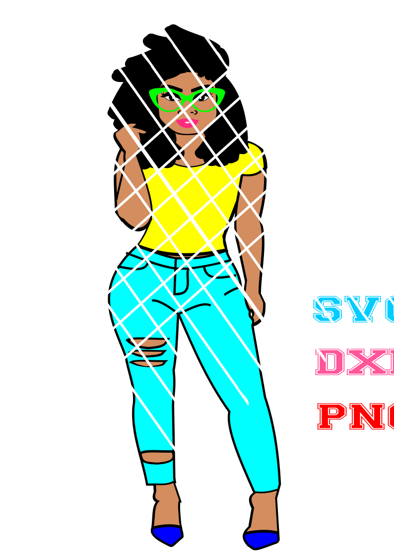 Dreadlocs Tusha svg,dxf,png