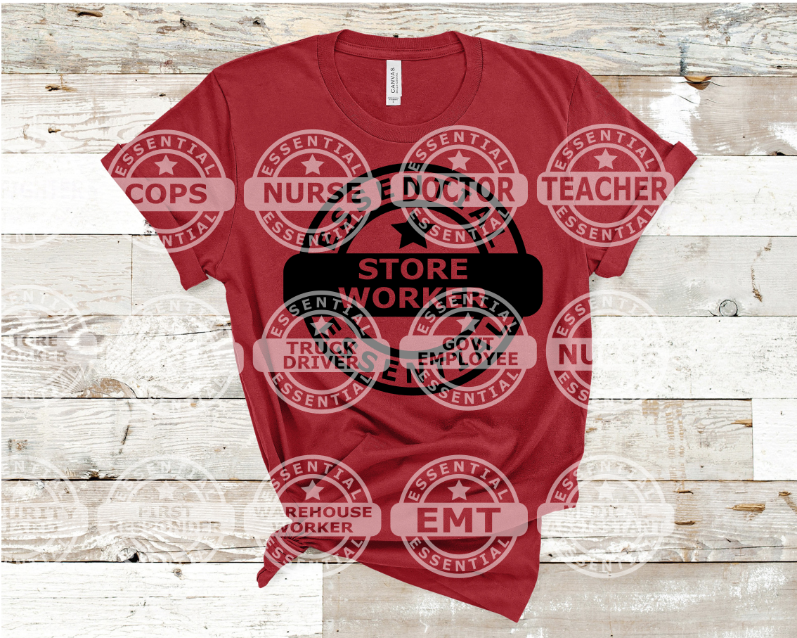 Essential worker svg, doctor,nurse,emt,911,