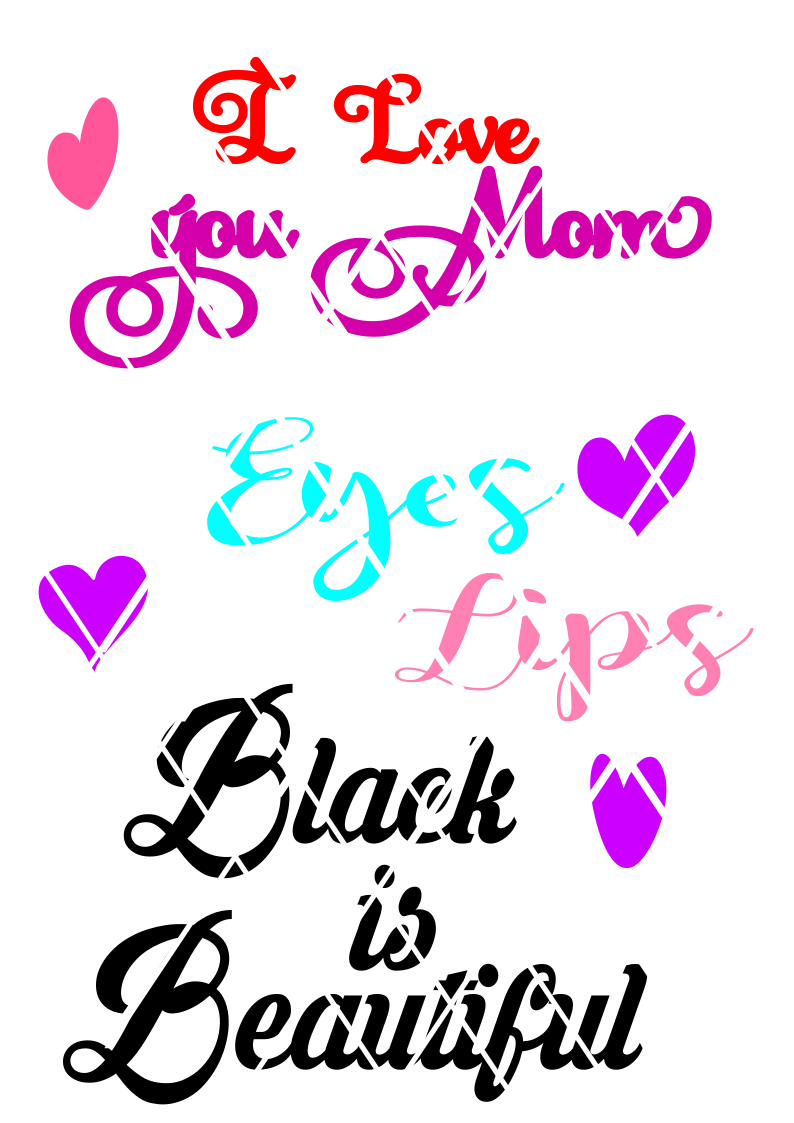 I love you mom svg,Eyes,lips,Beautiful svg