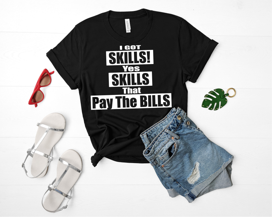 I got Skills that pays the bills svg