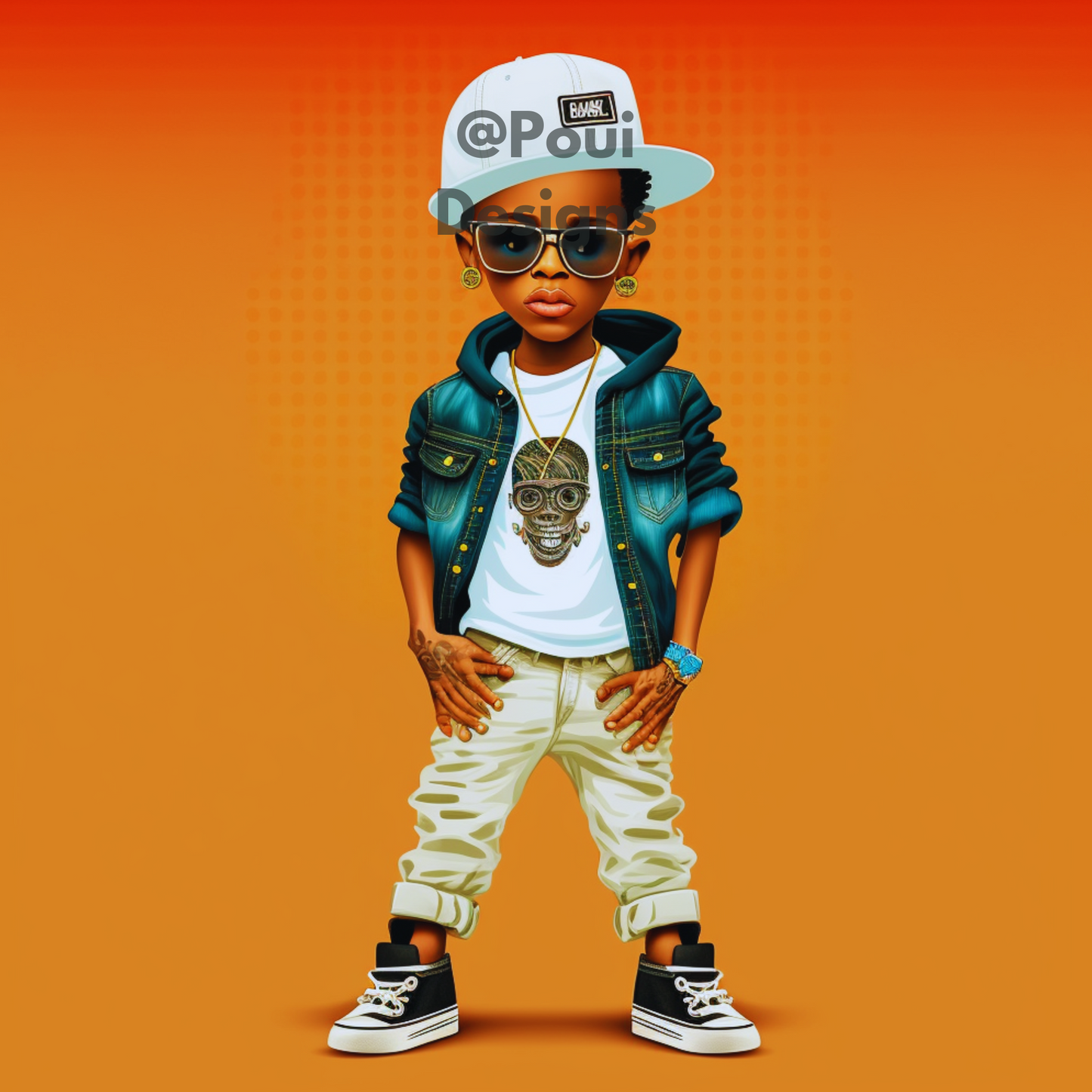 Hip Hop Boy Dancer PNG, with Transparent background
