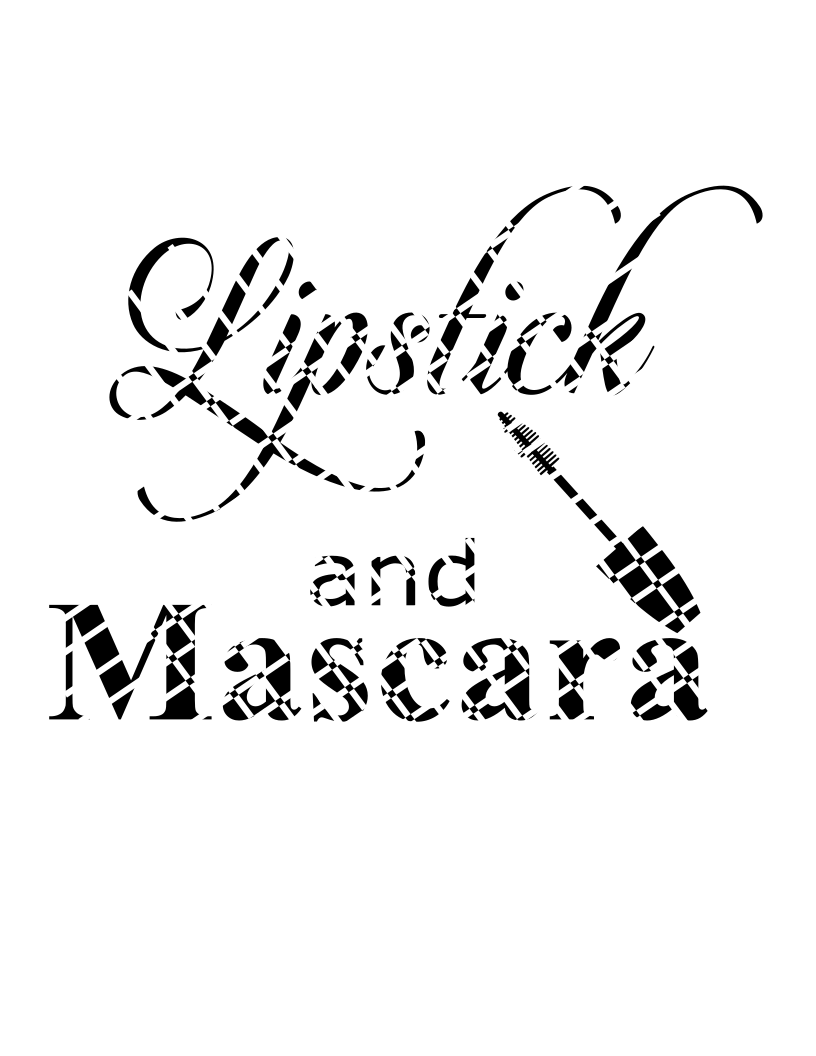 Lipstick and Mascara svg