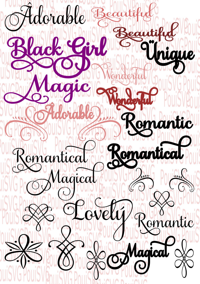 Samantha Font SVG cut files,DXF files ,PNG Files, Silhouette svg,Cricut cut files