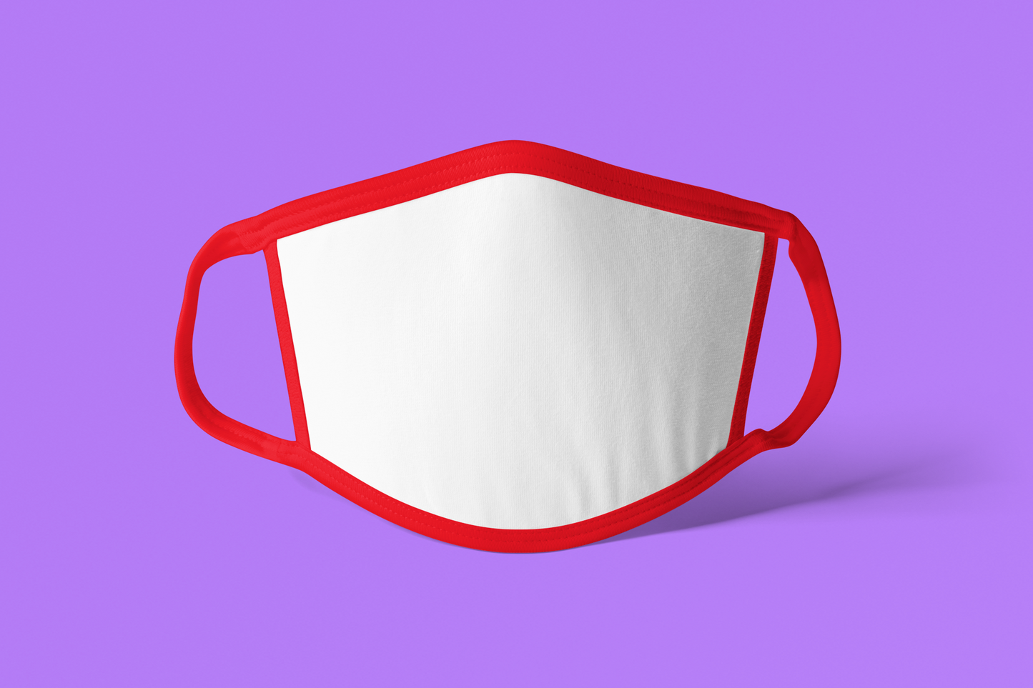 Adult Sublimation Face Covers Mask - Red Trim Bundle