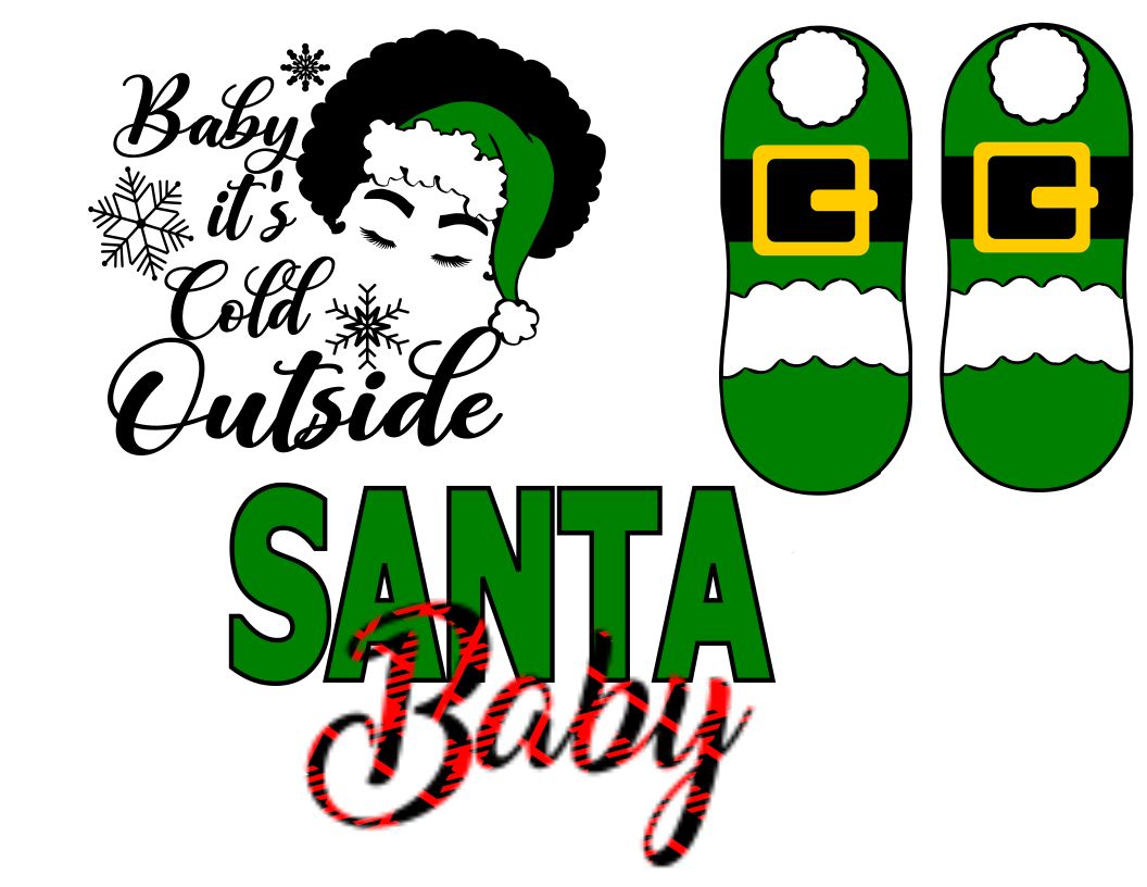 Elf Shoe socks Design Bundle