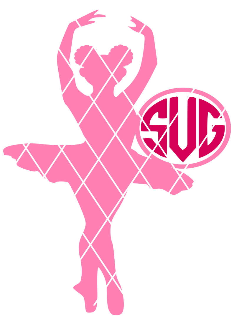 Afro Ballerina SVG cut file,dxf,png file, Ballet