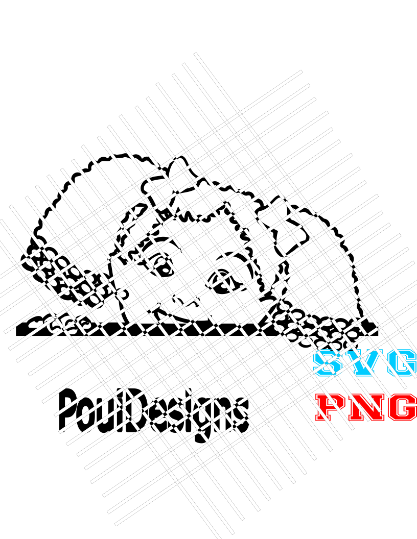 Afro Kids Face OUTLINE Bundle for Washable Tshirts, SVG designs