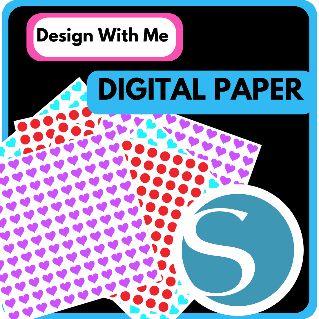 Design with me~How To Make Digital Paper in Silhouette STudio