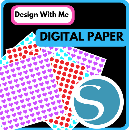 Let's Design This! ~How To Make Digital Paper in Silhouette STudio