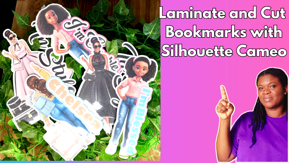 How To Laminate and Cut Bookmarks with Silhouette Studio Easily