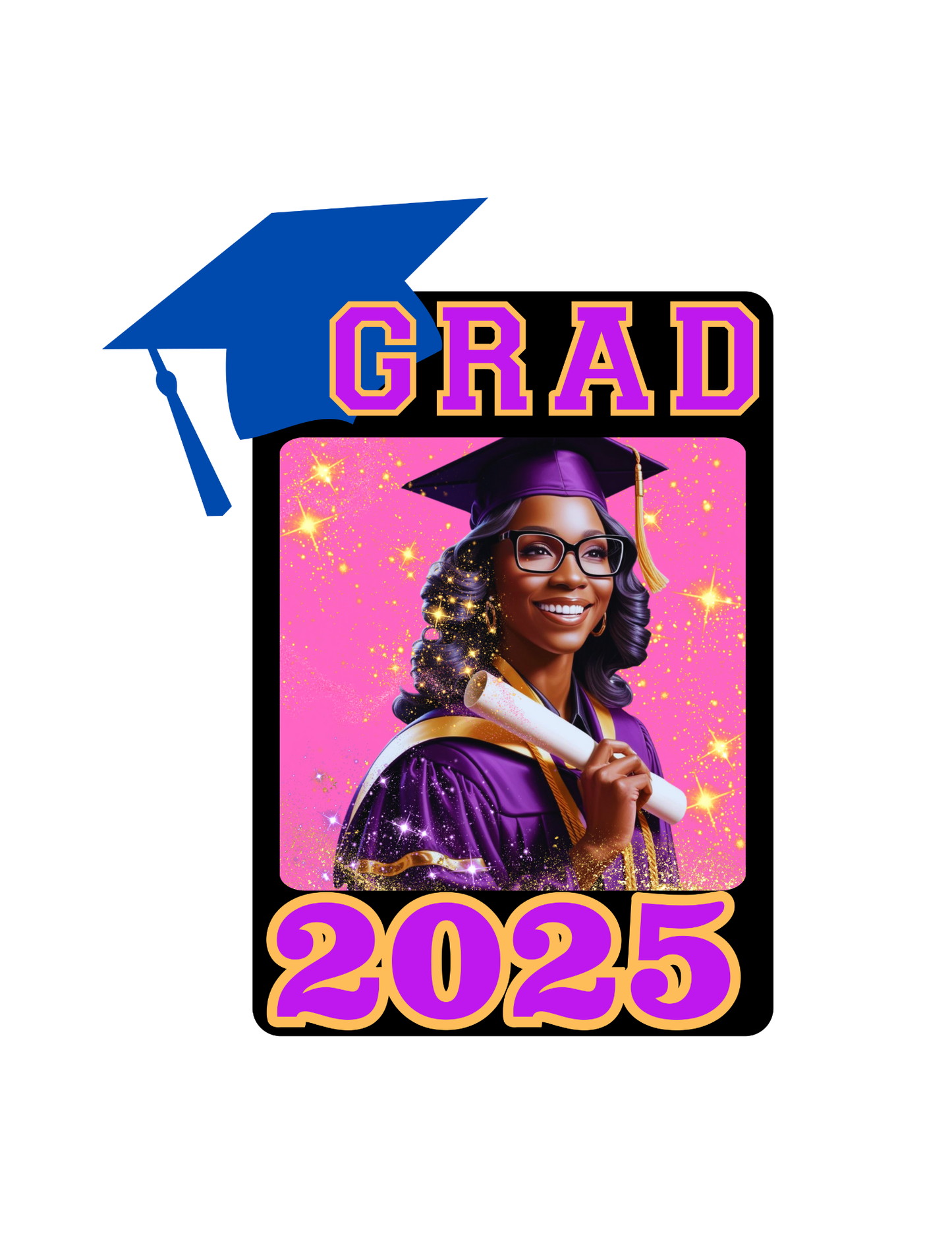 2025 Graduate Canva Frame  Drag And Drop