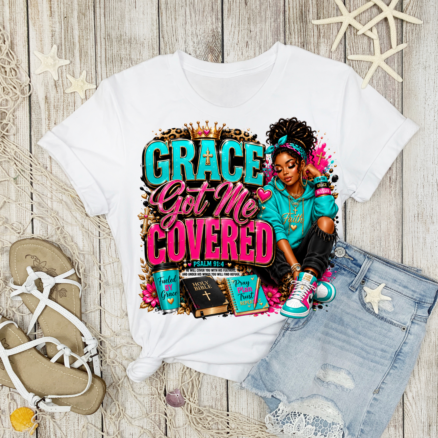 Christian Women Sublimation DTF designs Pack of 5