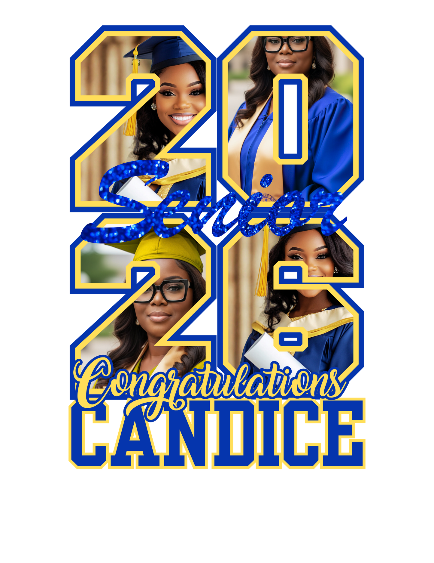 2026 Graduate Canva Frame Editable  Template BUNDLE Pack  Drag and Drop