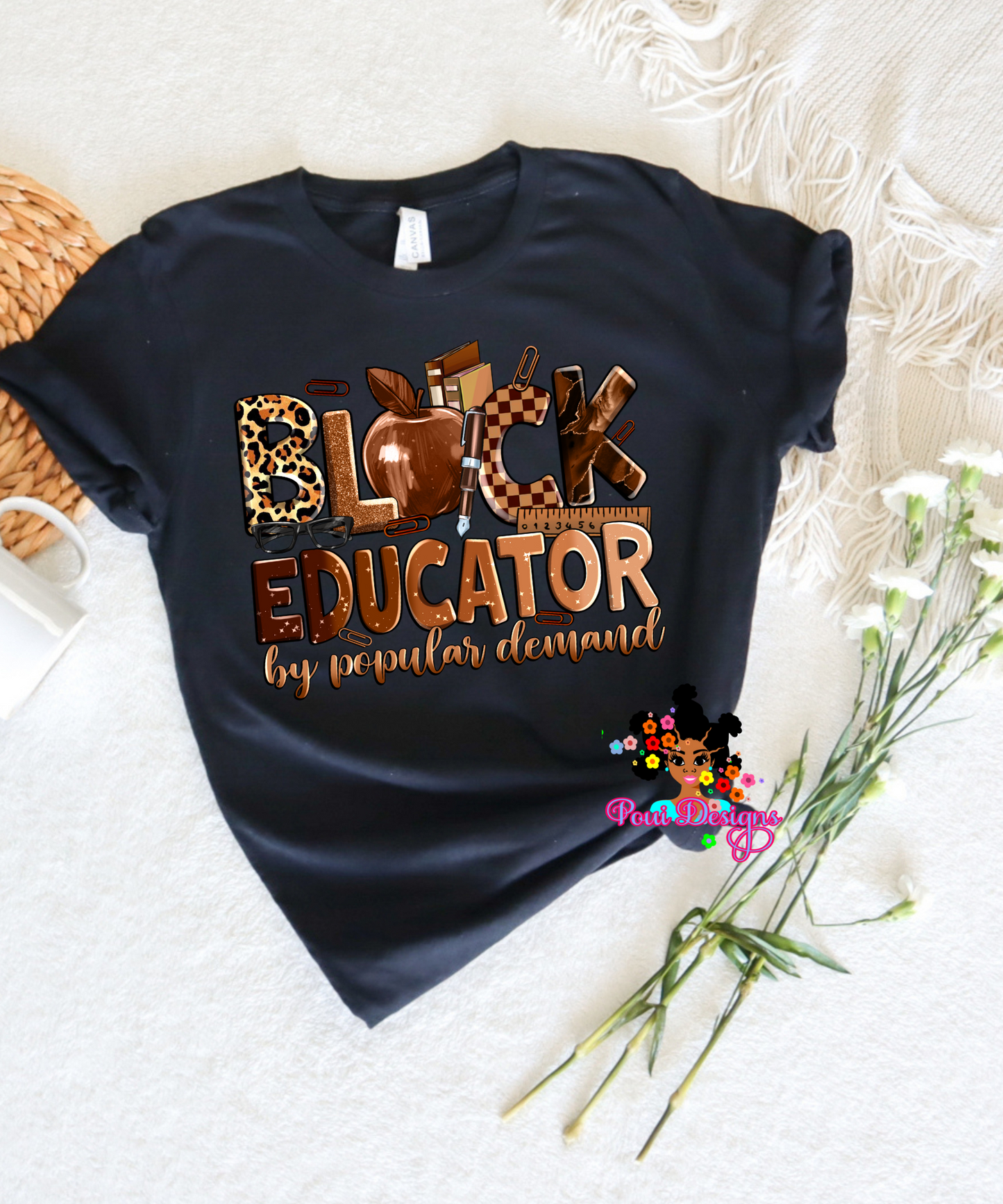 Black Educator  DTF Transfer