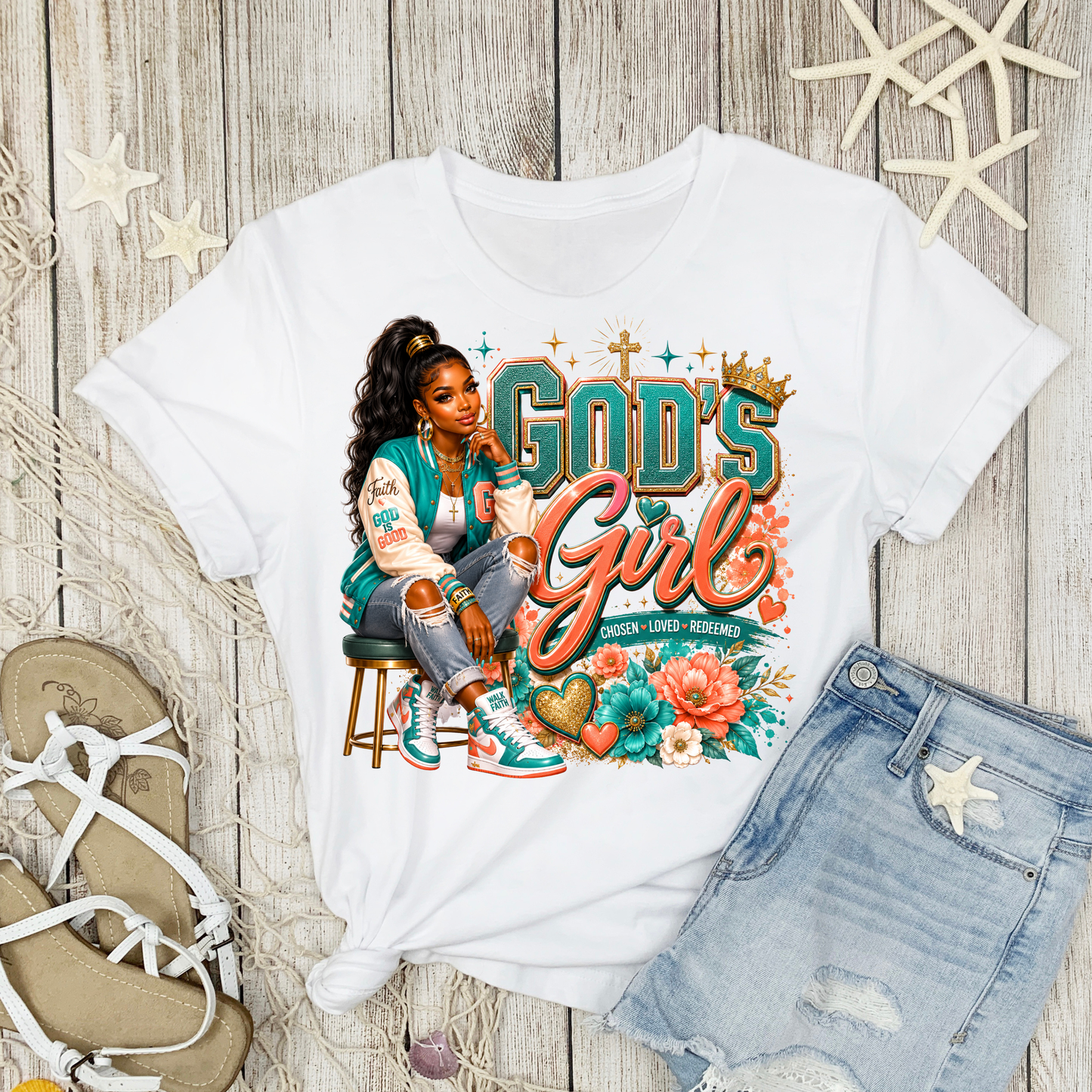 Christian Women Sublimation DTF designs Pack of 5