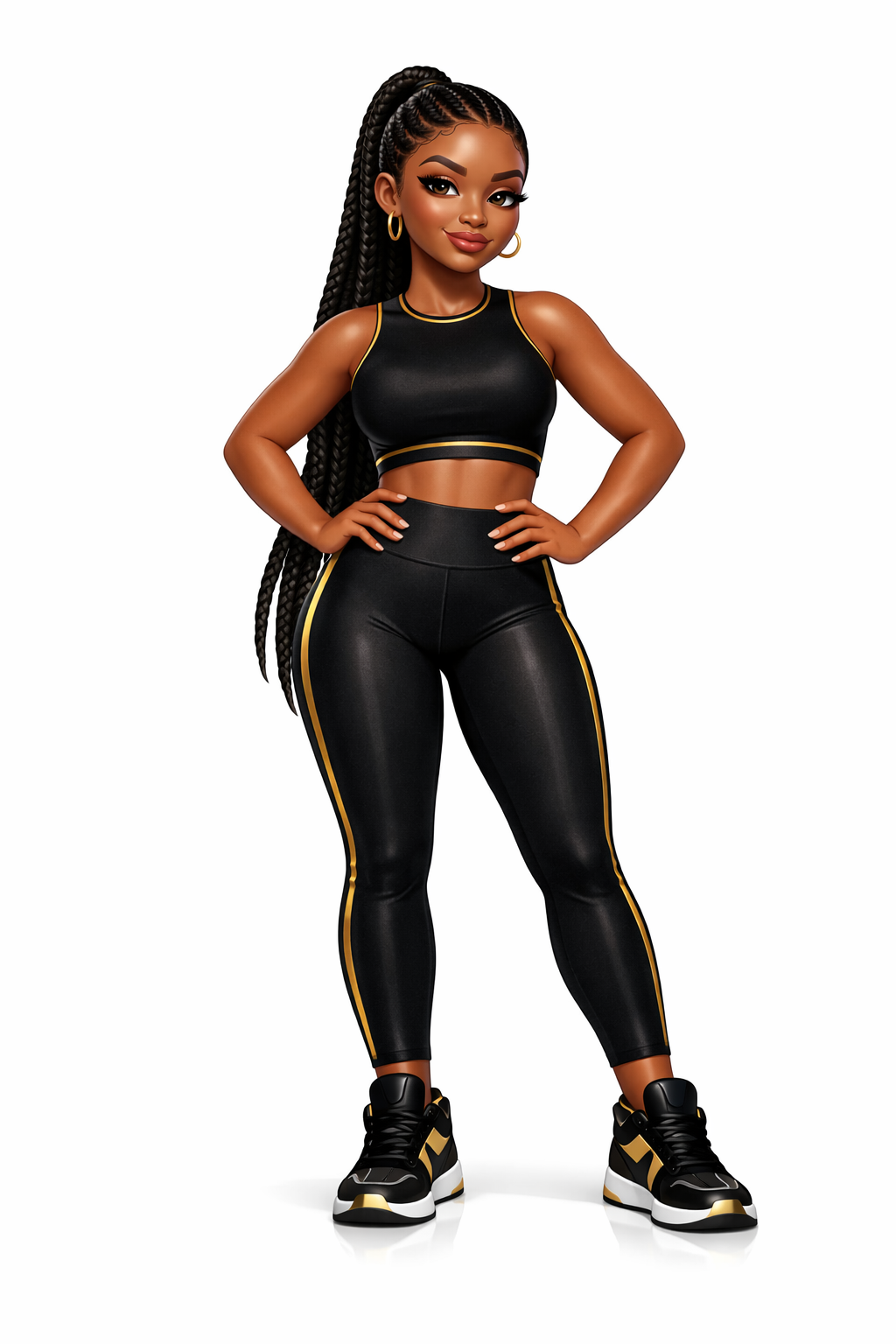 African AMerican Character Ai Employee  ~ Without Writing Prompts