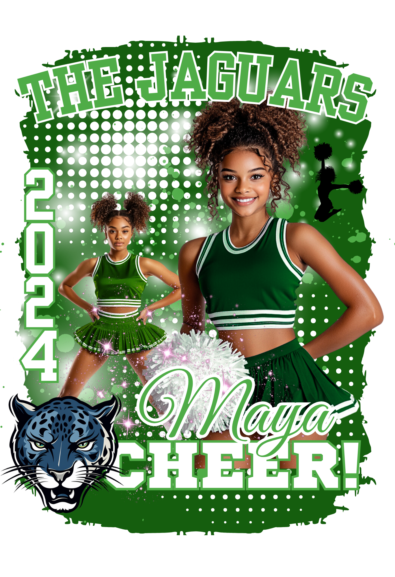 Cheer Leader Editable Canva Templates