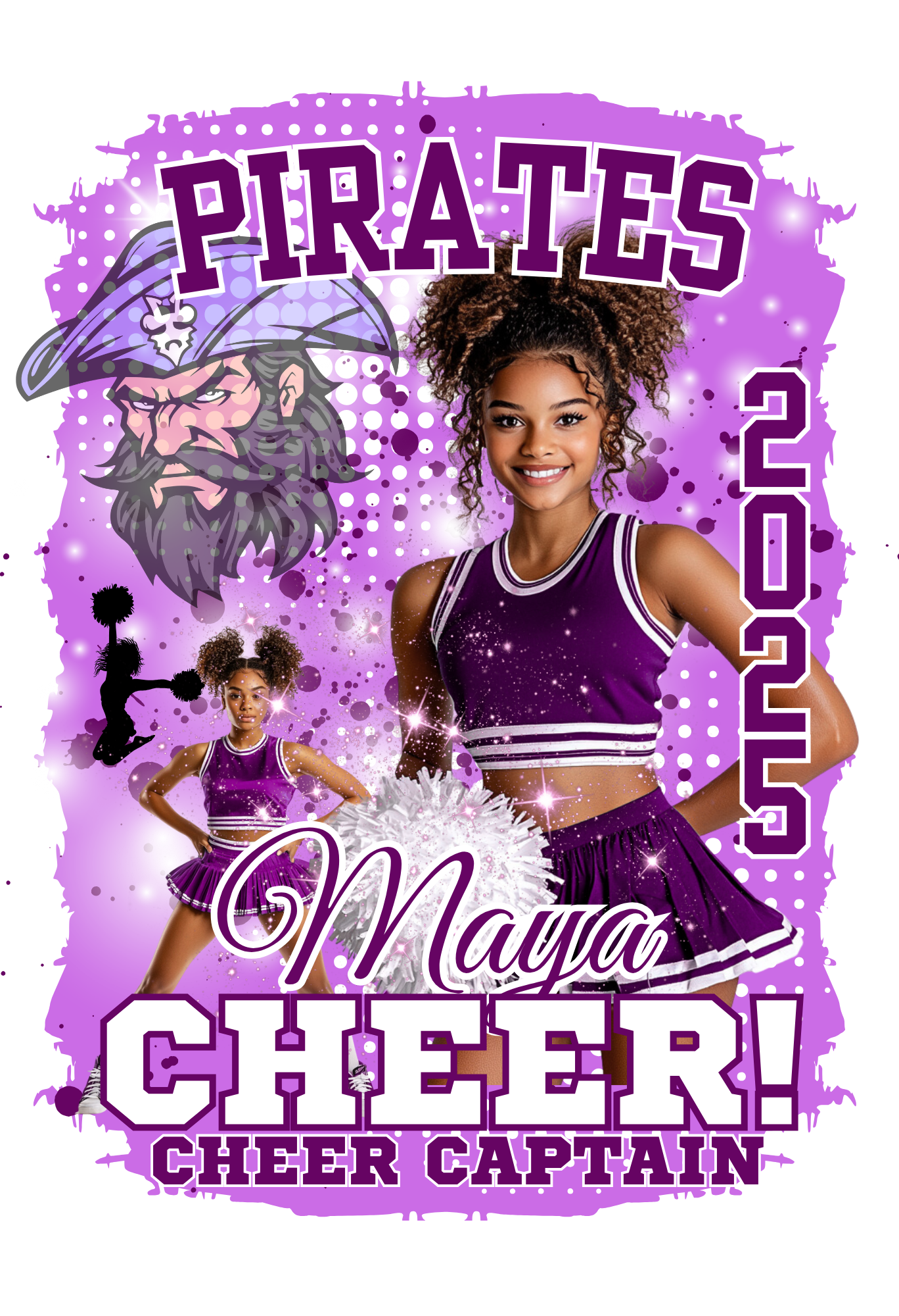 Cheer Leader Editable Canva Templates