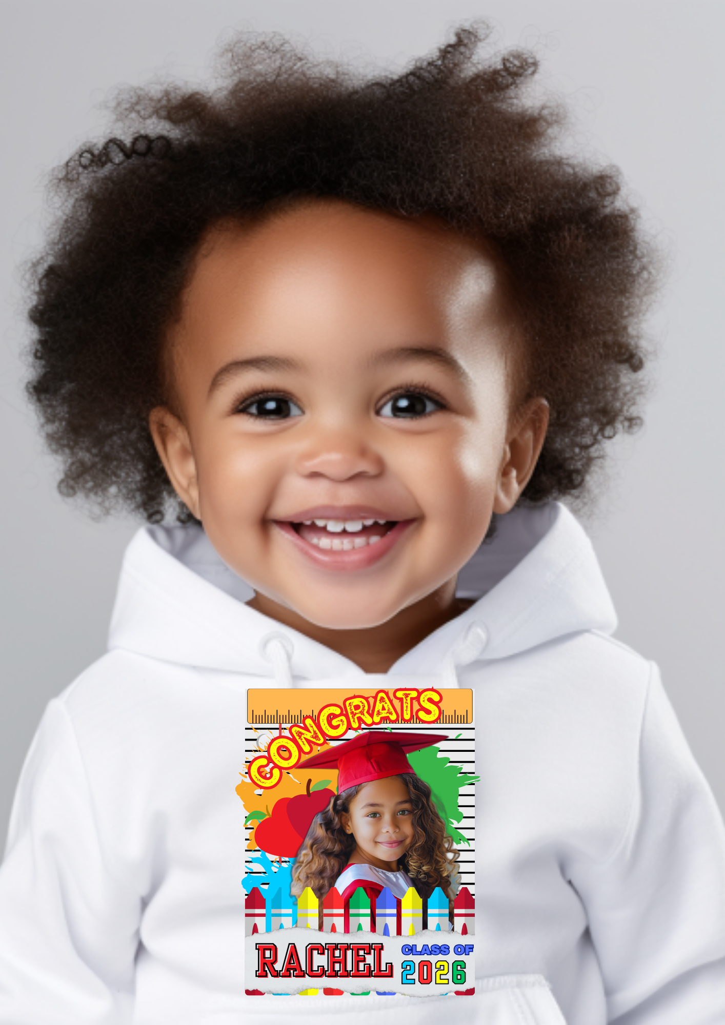 Kids Grad Templates, Kinder Grads Canva Templates,Elementary Shool,Daycare,Editable Templates