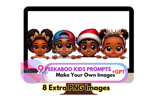 Peekaboo Kids Dall-E3 & ChatGPT Prompt Guide|Prompts To Generate Images in ChatGPT +10 free images+Dalle3