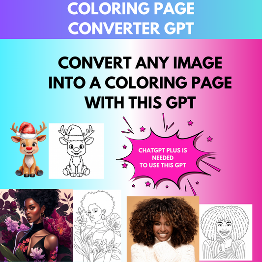 Coloring Page Converter GPT