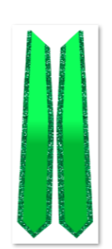 Bundle of Dual COlor Glitter Stole Templates