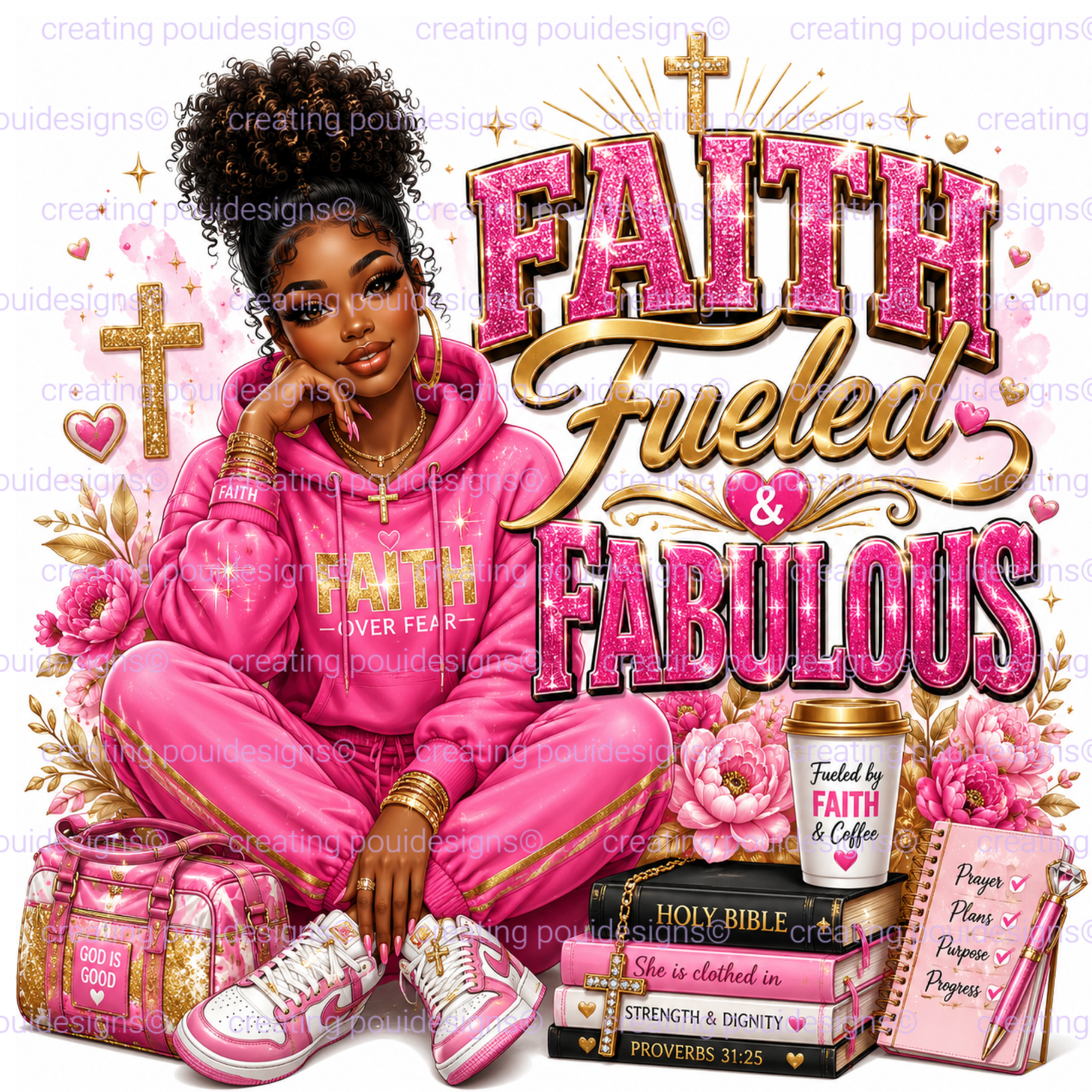 Glam Female Generator for Sublimation,DTF,UVDTF