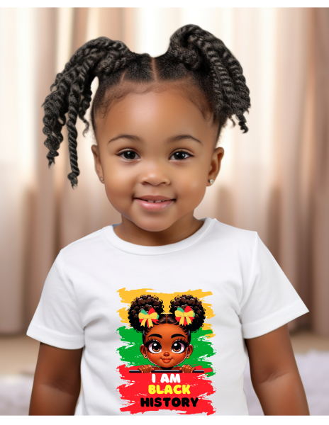 Black History Month Sublimation Transfers for Girls Shirts