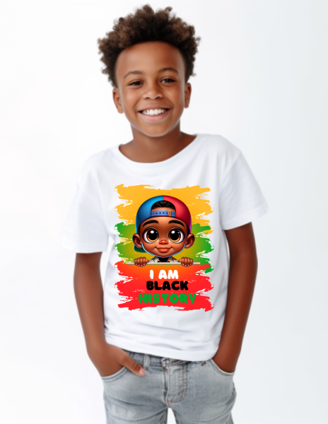 Black History Month Sublimation Transfers for Boys Shirts