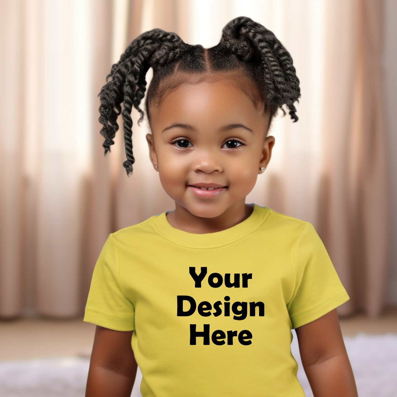 Toddler Baby Girl Bella Canvas  T-shirt Mockup Bundle