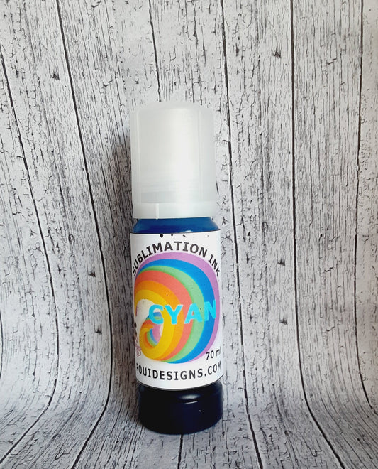 Poui Sublimation Ink  70 ml  CYAN COLOR