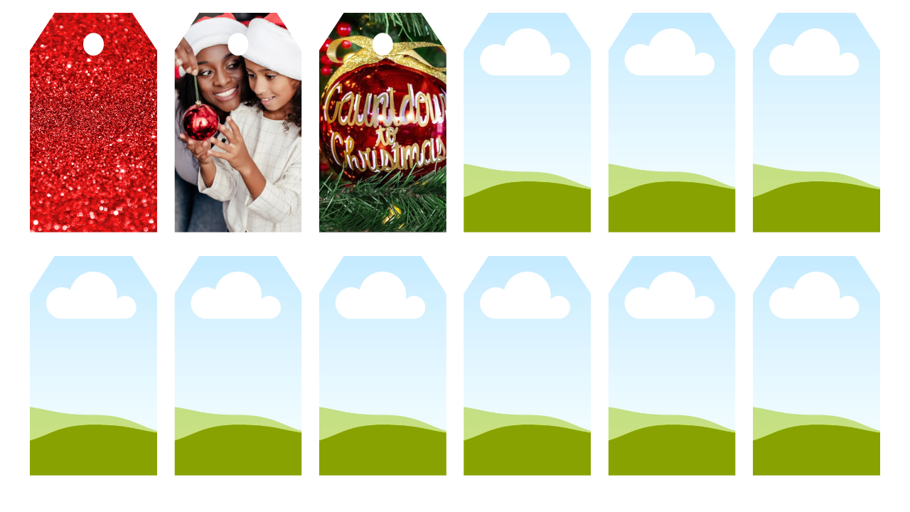 Gift Tag ~Canva Frame Template Drag and Drop