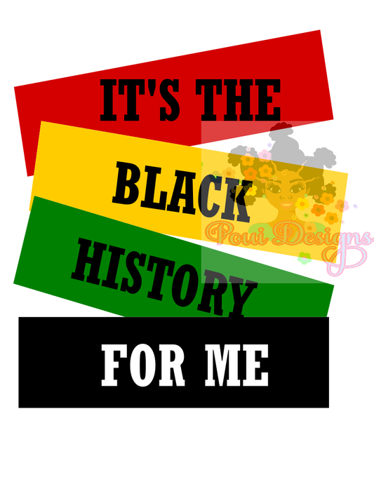 Is the  Black History Month For Me SVG n PNG