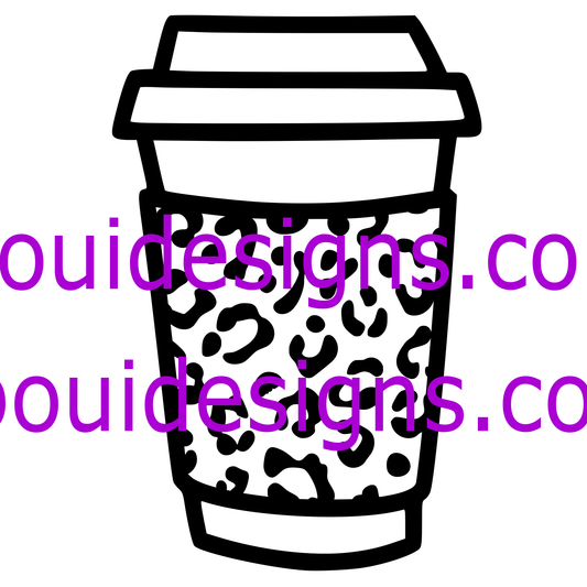 Coffe Cup Leopard, Cheetah