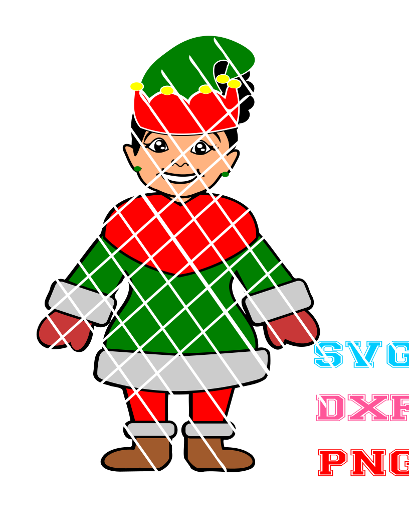 Christmas Svg,Metella  Elf,Santa ,Svg