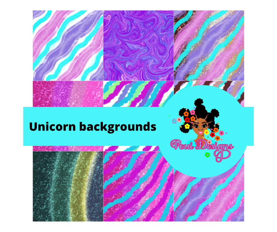 Unicorn Digi paper background