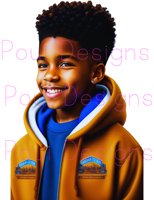 Black Boy ,Cool Kid ,PNG printable file African AMerican, Sam