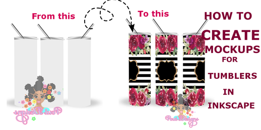 Tumbler Mock up Template