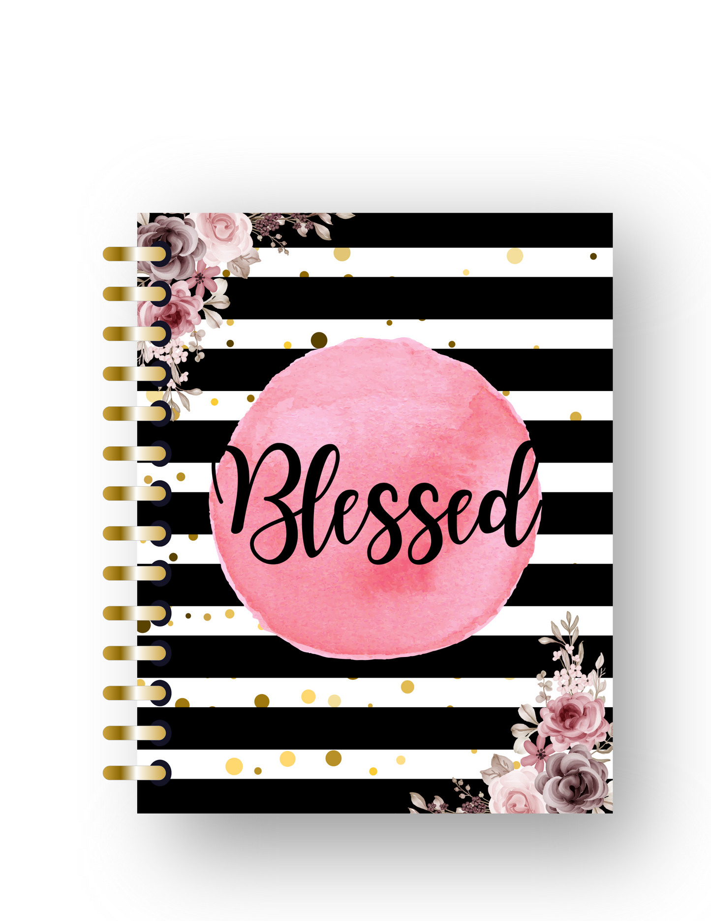 Blessed Journal Notebook Cover, Front and Back Digital Download