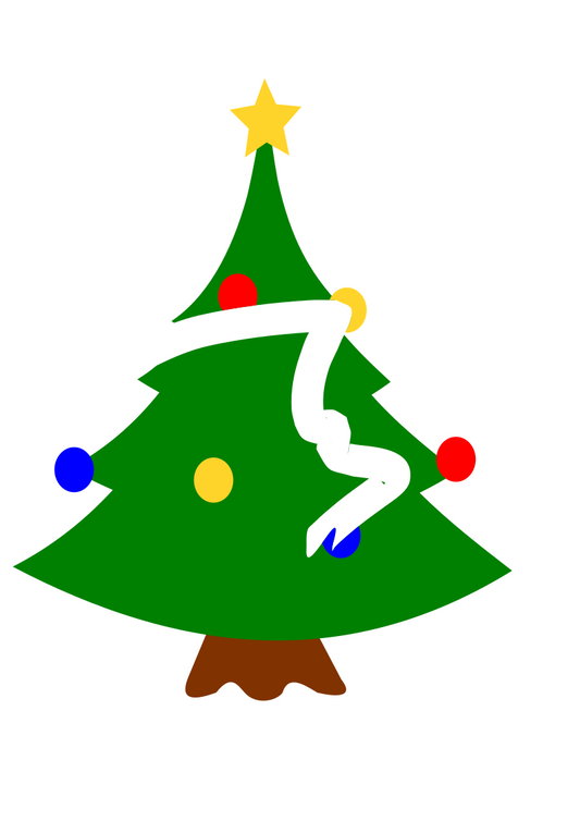 Christmas tree svg,pine tree svg, clipart,vector
